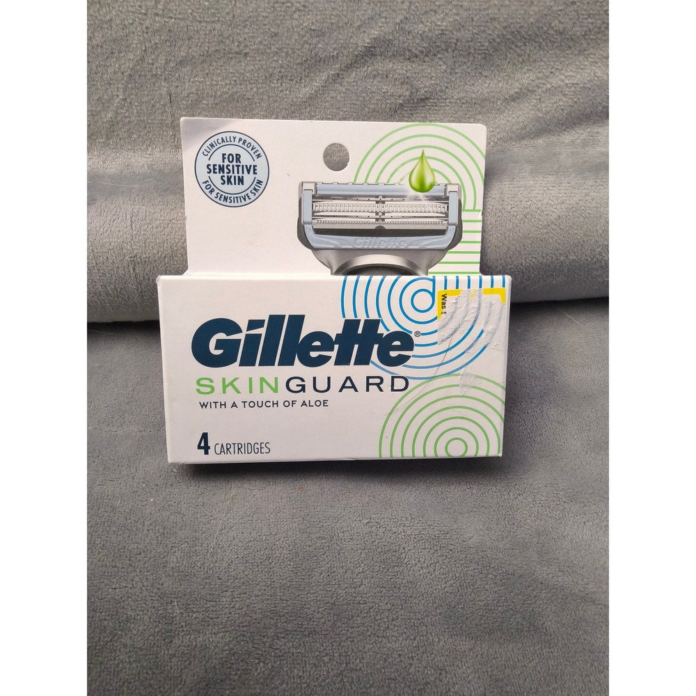 4-pack of Gillette SkinGuard sensitive skin razor blade refills